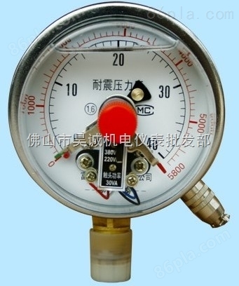 富阳YNXC100耐震电接点压力表