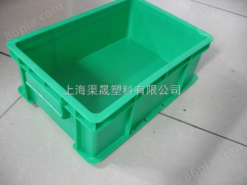 供应蓝色塑料箱  防尘塑料箱 上海塑料周转箱