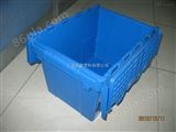 395斜插箱供应标准防尘洗箱 带盖斜插箱 上海塑料周转箱