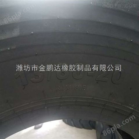 *全新品质光面花纹压路机轮胎13/80-20 工程胎